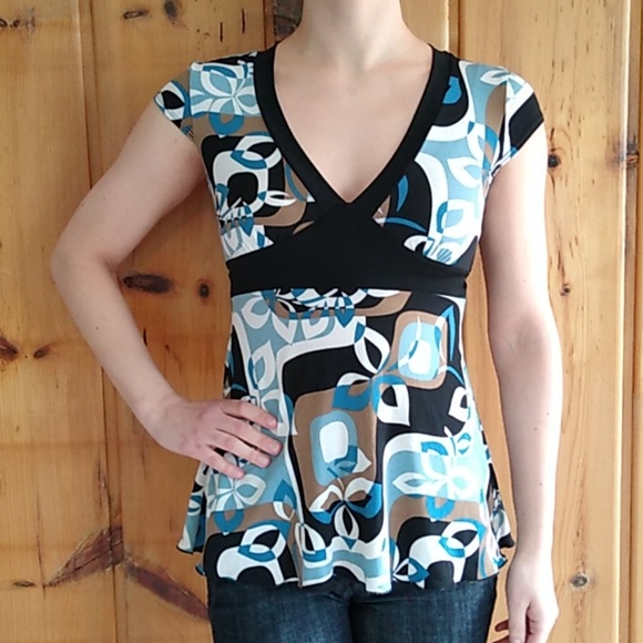 Byer California Tops - Printed dress shirt